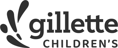 Logotipo da Gillette Children's, uma organização sem fins lucrativos que oferece serviços de saúde.