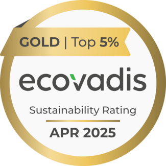 EcoVadis Sustainability Rating - Gold April 2025