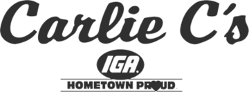 Carlie C's IGA Logo